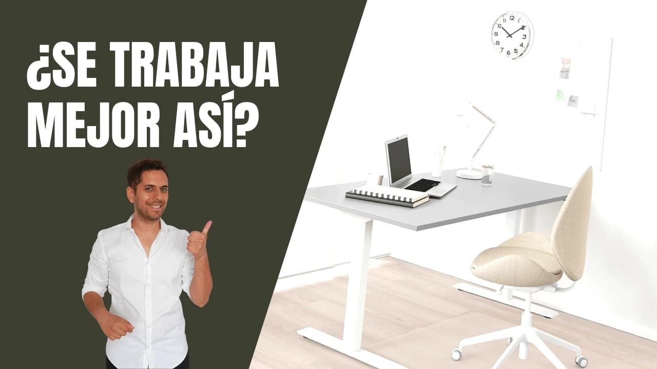 Working standing up with an electric height-adjustable desk: my experience