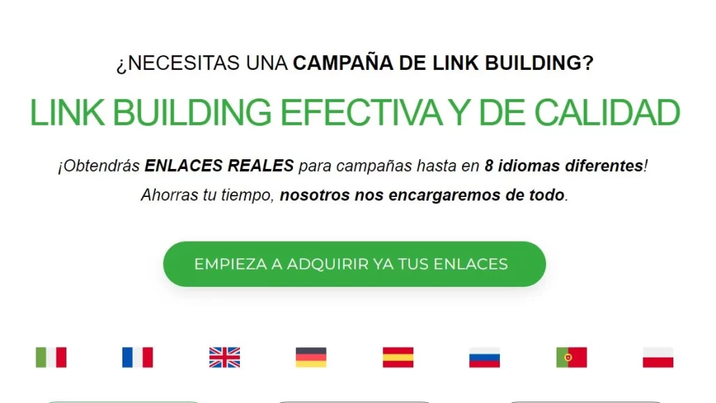 Menford.es homepage as a market niche example